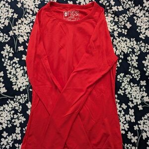 Figs Performance Underscrub -S/Pop Red